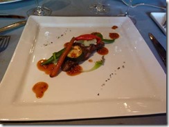 イベリコ豚のグリル、マスタードソース