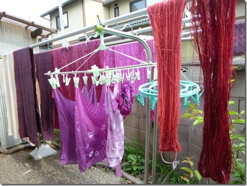 蘇芳（スオウ）で草木染