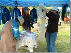 藍染め体験しました