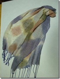 草木染のストール