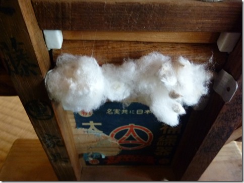 綿の種取り機 種とわたを分離する道具 棉繰機 わたくりき