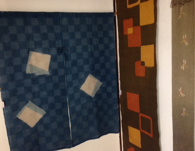 草木染のれん、草木染タペストリー