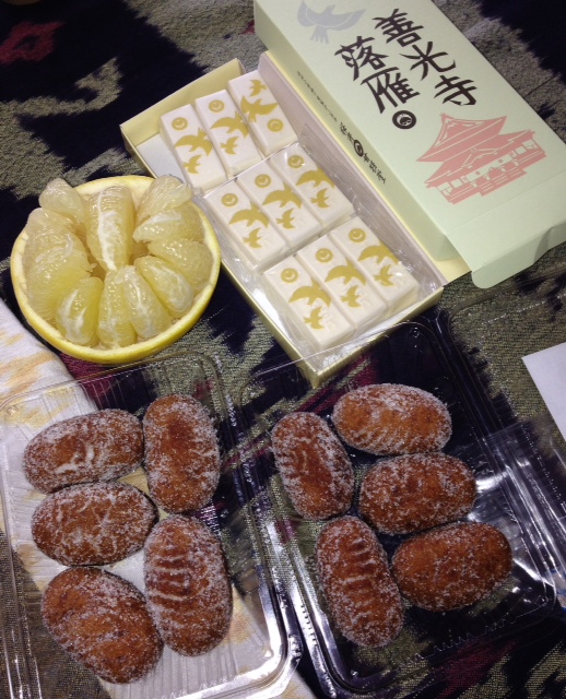 盛りだくさんな今日のおやつ