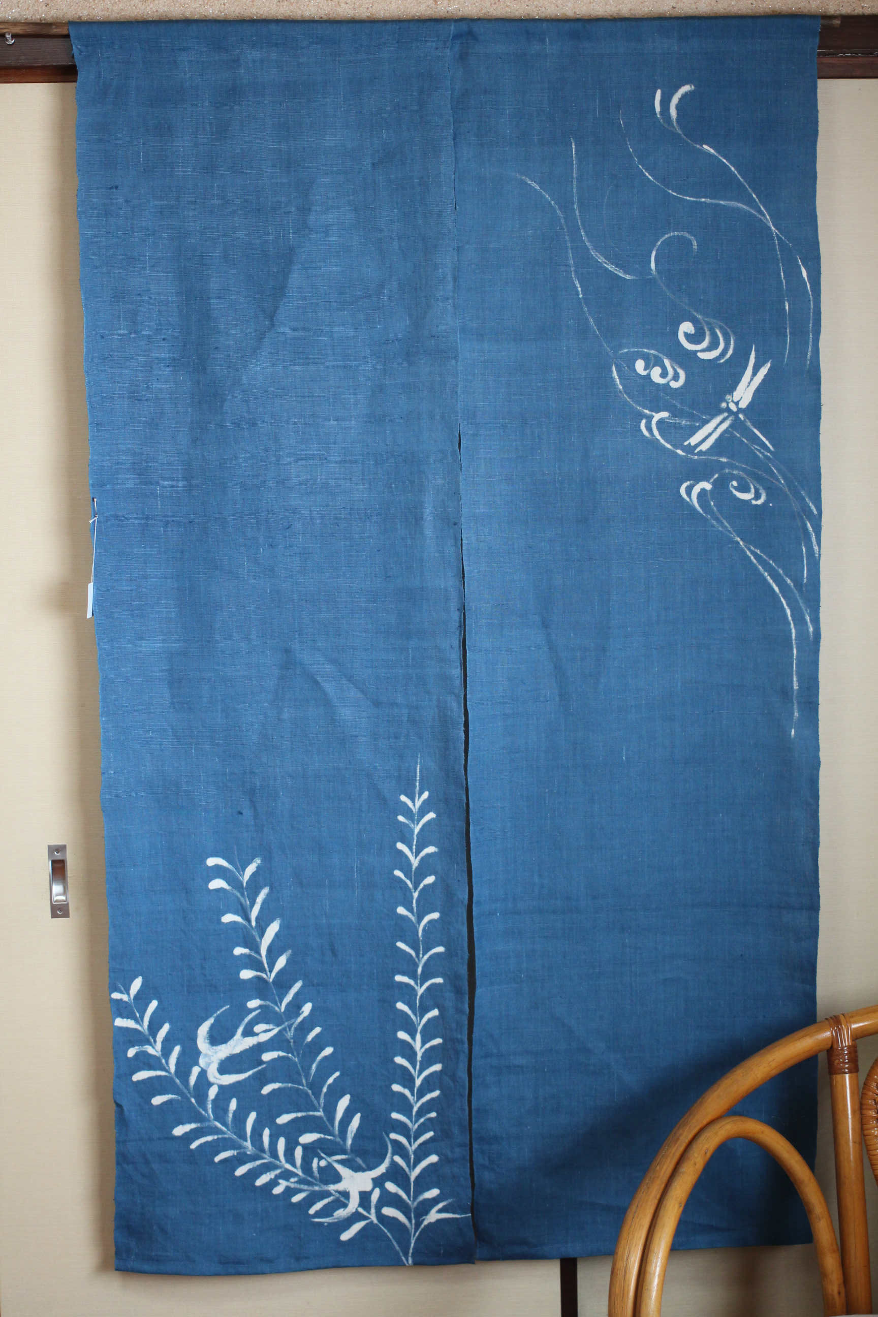 藍染麻のれん