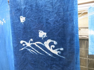 藍染抜染技法 藍染抜染技法