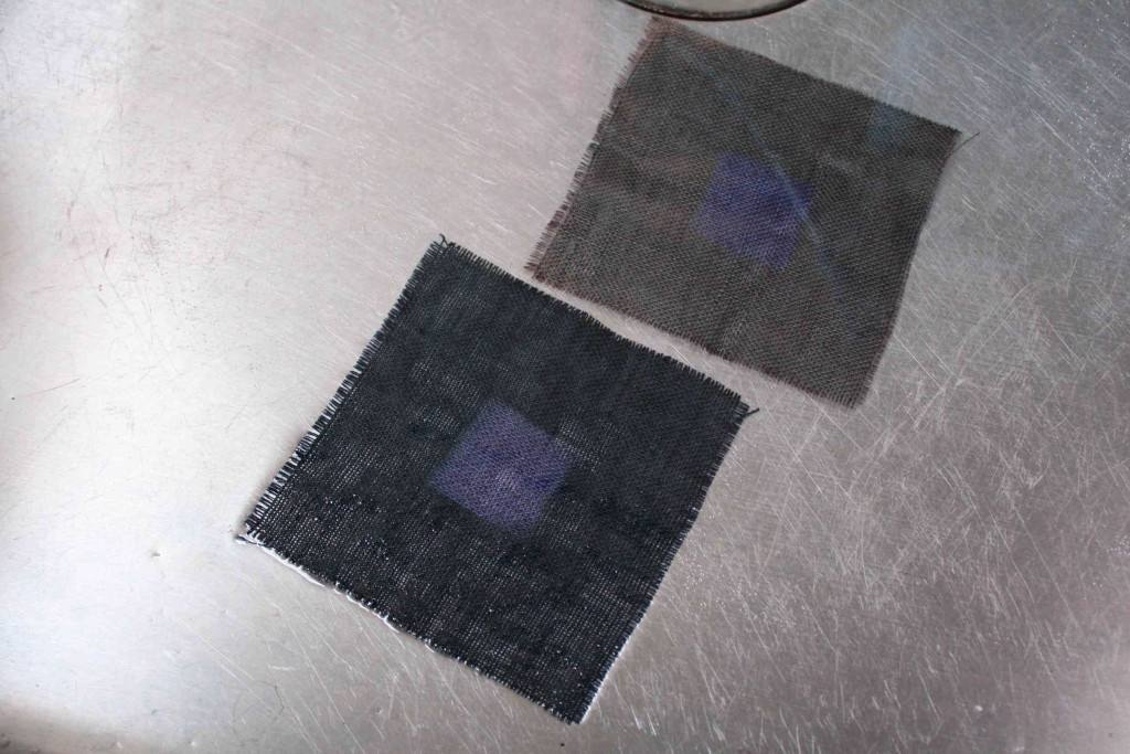 重ね染めの実験