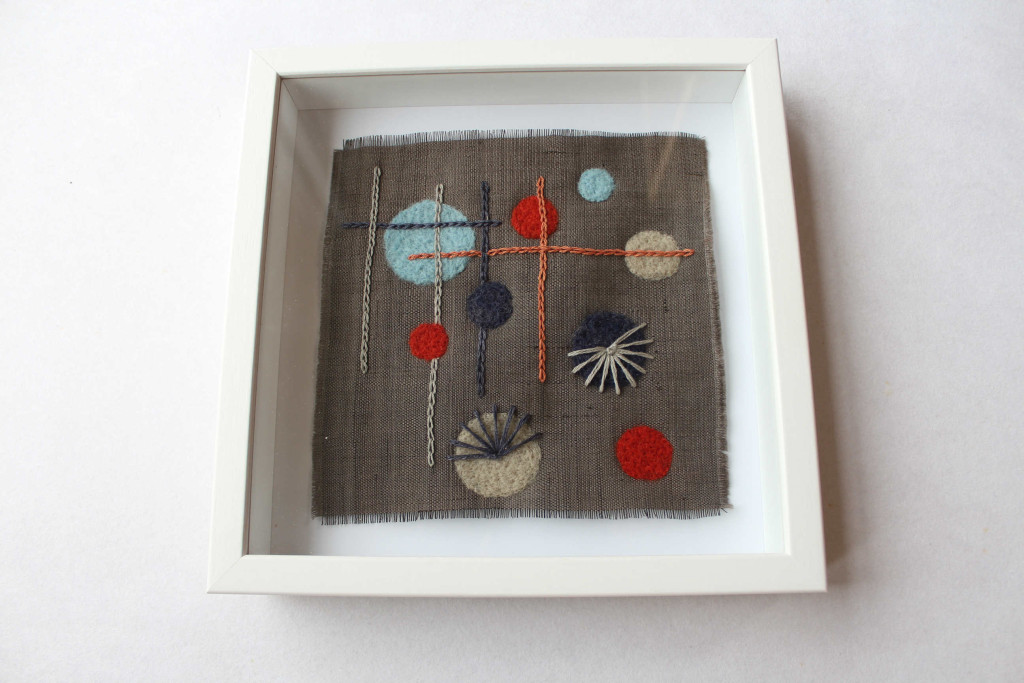 草木染　フェルト作品