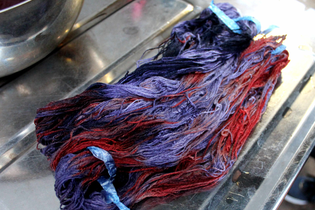 ぼかし染め 草木染