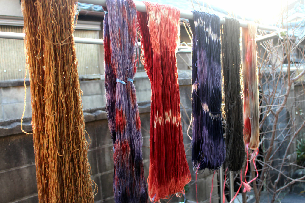 草木染 糸染め