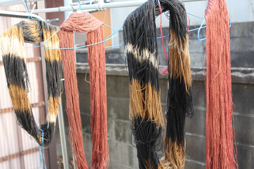 草木染 糸染め