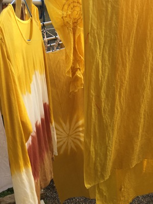 マリーゴールドで草木染 マリーゴールドで草木染