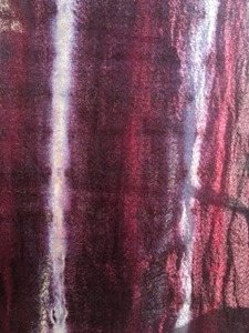 蘇芳(すおう)で草木染した布地 蘇芳(すおう)で草木染した布地