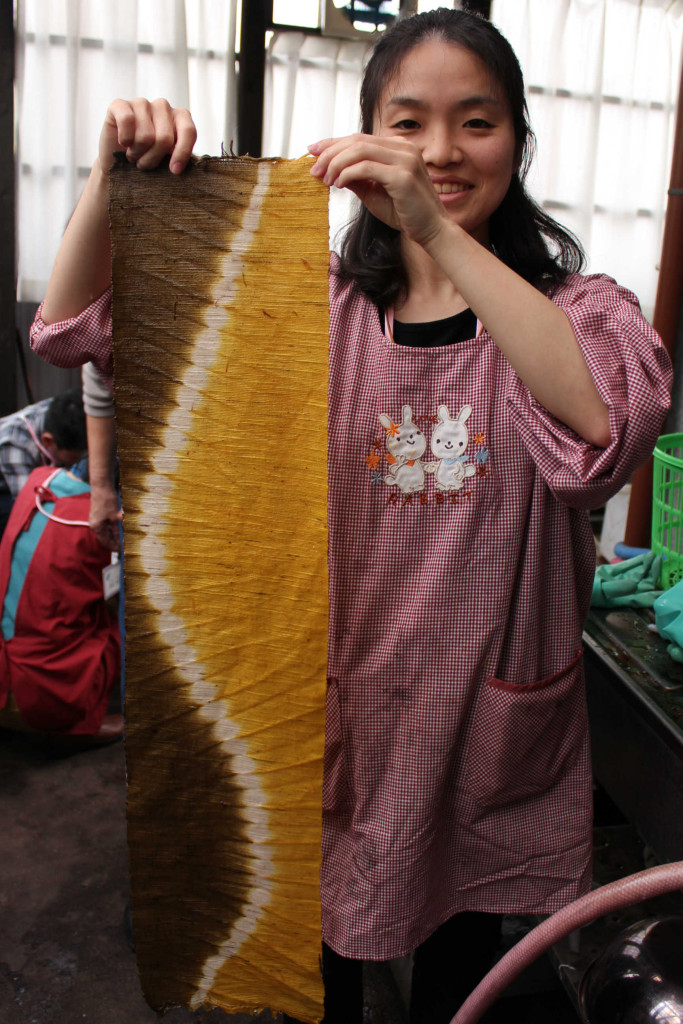 草木染 絞り染め