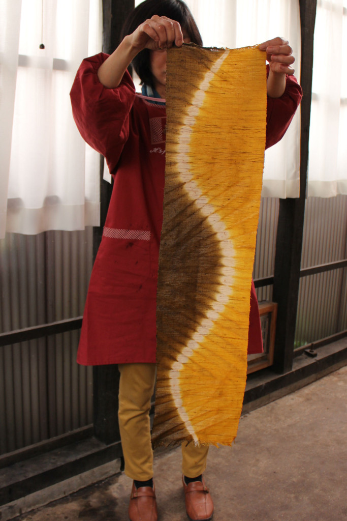 草木染 絞り染め